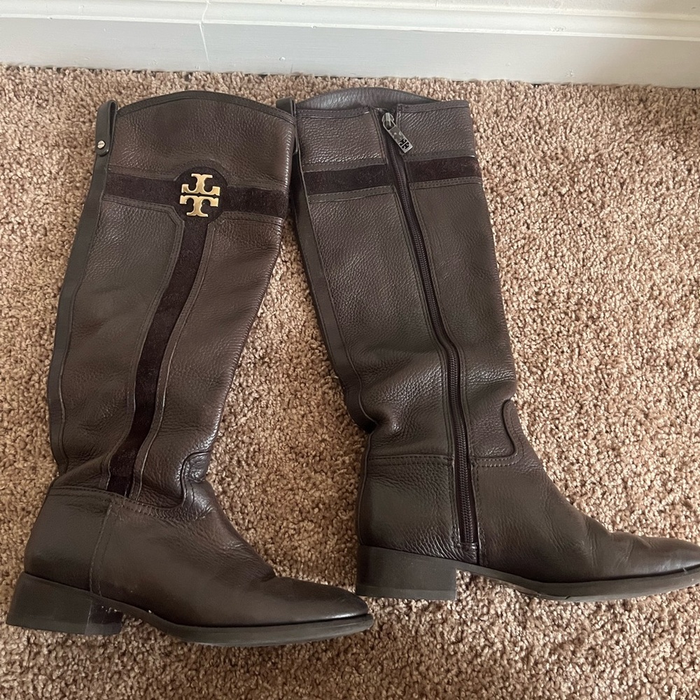 Tory Burch riding boots!